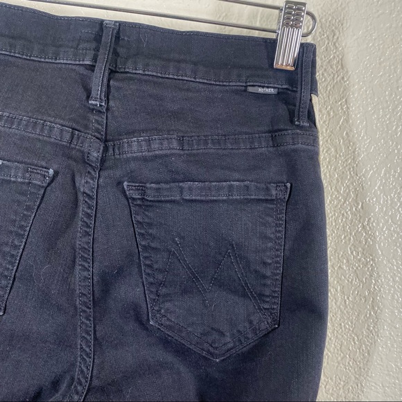Mother Insider Crop Step Fray Jeans Guilty Racer - Picture 8 of 12